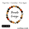 Promote COURAGE Crystal Bracelet (Creativity and Intuition)