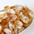 Natural Citrine Points(Small), Natural Bulk Crystals (Stress Relief and Good Fortune)