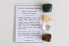 Harbouring GOOD FORTUNE Crystal Kit, Gemstone Tumble Kit, Good fortune Crystal Gift Set