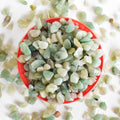 Raw Green Aventurine Crystal Chips.