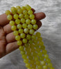 Lemon Quartz Gemstone Beads, Crystal Beads for Jewelry
