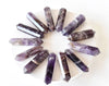 Amethyst Double Point Pencils (Alleviates sadness, grief and Intuition )