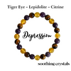 Soothing and Reducing DEPRESSION Crystal Bracelet