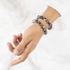 Wholesale Hematite Bracelet | Faceted Cubical Square Bracelet
