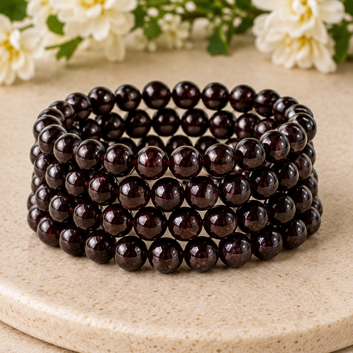 vintage garnet bracelet