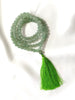 Green Aventurine Gemstone Mala, 108 Prayer Bead Mala.