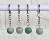 Green Aventurine Key Chain, Gemstone Keychain Crystal Key Ring (Attraction and Cleansing)