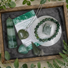 Green Aventurine Crystal Gift Set For Emotional Support and Protection, Real Polished Gemstones.