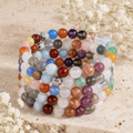 Happy Beads Crystal Bracelet, Assorted Crystal Bead Bracelet
