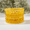 Heated Citrine Bracelet (Protection and Anxiety Relief)