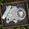 Howlite Crystal Gift Set For Emotional Support and Protection, Real Polished Gemstones.