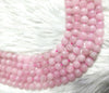 Rose Quartz Faceted Beads, Crystal Beads for Jewelry.