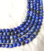 Lapis Lazuli Faceted Beads, Crystal Beads for Jewelry.