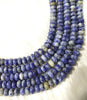 Sodalite Rondelle Beads, Crystal Beads for Jewelry.
