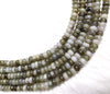 Labradorite Rondelle Beads, Crystal Beads for Jewelry
