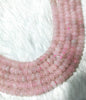 Rondelle Beads | Rose Quartz | Crystal Beads for Jewelry
