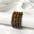 Rondelle Beads Tiger eye Bracelets, Healing Crystal Bracelets.