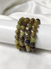 Pulsera de turmalina verde Pulsera de cuentas redondas de 8 mm, pulsera de piedras preciosas Piedras curativas
