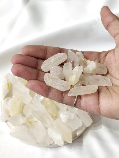 100g Clear Quartz Natural Points, Healing Crystal Points.
