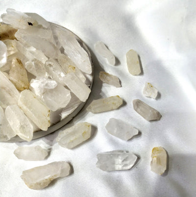 100g Clear Quartz Natural Points, Healing Crystal Points.