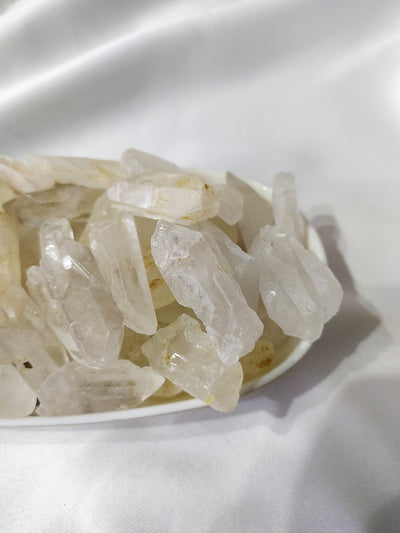 100g Clear Quartz Natural Points, Healing Crystal Points.