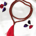 Red Jasper Gemstone Mala, 108 Prayer Bead Mala.
