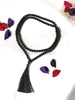 Black Obsidian Gemstone Mala, 108 Prayer Bead Mala.