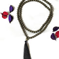 Pyrite Gemstone Mala, 108 Prayer Bead Mala.