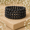 Lava Rock Bracelet | Volcanic Rock Bracelet (Protection and Stress Relief)