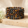 Multi Tiger Eye Bracelet | Tiger Eye Beads Bracelet (Self-Confidence, Spiritual Stability,)