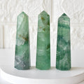 Green Fluorite Tower Point (Spiritual Awakening and Personal Growth)