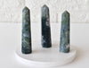 Moss Agate Tower Point (Tranquility and Emotional Balance)