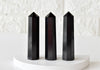 Black Shungite Tower Point (Purification and Inflammation)