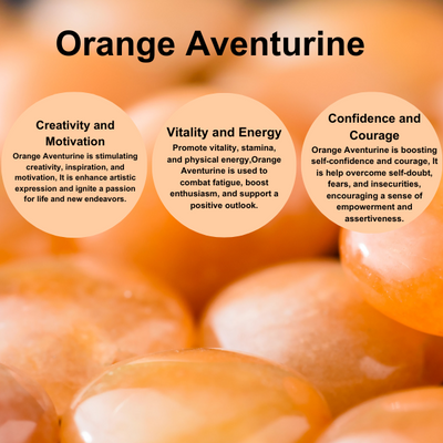 Orange Aventurine Pyramids (Optimism and Contentment)