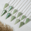 Pendule Hexagone Facette Aventurine Verte, Pendule Cristal