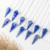 Pendule Hexagone Facetté Lapis Lazuli, Pendule Cristal