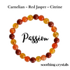 Enhances PASSION Crystal Bracelet (Joy, Creativity, Confidence)