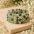 Pulsera de frenita 4MM, 6MM, 8MM, 10MM Pulsera de cuentas redondas AAA, Pulsera de piedras preciosas Piedras curativas