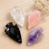 Gemstone Arrowheads for DIY Project Craft Point Jewelry Making