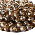 Cuentas redondas de cuarzo ahumado de grado A de 4 mm, 6 mm, 8 mm, 10 mm, 12 mm, 14 mm, 20 mm