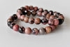 Rhodonite Bracelet (Empathy and Dispelling Negative Energy)