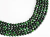 Tiger Cats Eye Green Heated Crystal Beads for Jewelry