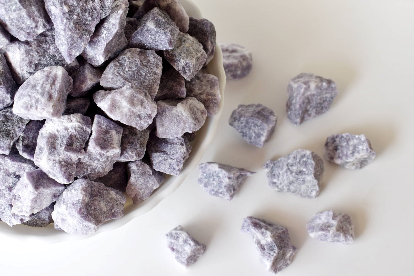 Lepidolite Rough Rocks (Emotional Balance and Inner Peace)