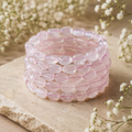 Rose Quartz Nugget Bracelet ~ Crystal Nuggets