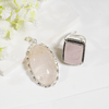 Natural  Rose Quartz Gemstone Jewelry Combo Set for Women | Ring & Pendant