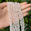 Uncut Raw Rose Quartz Crystal Chip Beads for Necklace (Creativity and Empathy).
