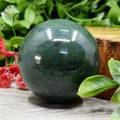 1Pc Green Jade Sphere Crystal Ball Healing Sphere.