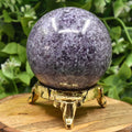 1Pc Lepidolite Sphere Crystal Ball Healing Sphere