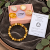 SOLAR PLEXUS Chakra Crystals Kit, Chakra's Stones Tumbled Set, Chakra's Gift