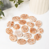 Sunstone Worry Stone para la curación con cristales (Pocket Palm Stone / Thumb Stone)
